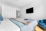 Schlafzimmer - Ferienwohnung Küstentraum Matrosenring - Top-Hundeurlaub