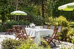 Terrasse - Kutscherhaus - Lübecker Bucht - Top-Hundeurlaub