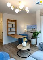 Wohnzimmer - Ferienwohnung Watt'n Platz - Top-Hundeurlaub