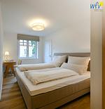 Schlafzimmer - Ferienwohnung Watt'n Platz - Top-Hundeurlaub