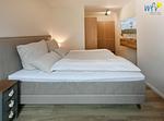 Schlafzimmer - Ferienwohnung Watt'n Platz - Top-Hundeurlaub
