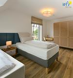 Schlafzimmer - Ferienwohnung Watt'n Platz - Top-Hundeurlaub