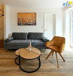 Wohnzimmer - Ferienwohnung Watt'n Nüst - Top-Hundeurlaub
