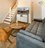 Wohnzimmer - Ferienwohnung Watt'n Nüst - Top-Hundeurlaub