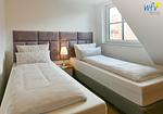 Schlafzimmer - Ferienwohnung Watt'n Nüst - Top-Hundeurlaub