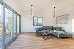 Wohnzimmer - Ferienhaus "Haffhus" mit Balkon, Terrasse und 2 Bädern - Top-Hundeurlaub