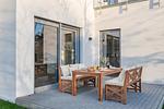 Terrasse - Ferienhaus "Haffhus" mit Balkon, Terrasse und 2 Bädern - Top-Hundeurlaub