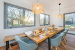 Küche / Küchenzeile - Ferienhaus "Haffhus" mit Balkon, Terrasse und 2 Bädern - Top-Hundeurlaub