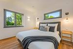 Schlafzimmer - Ferienhaus "Haffhus" mit Balkon, Terrasse und 2 Bädern - Top-Hundeurlaub