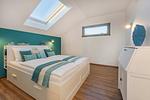 Schlafzimmer - Ferienhaus "Haffhus" mit Balkon, Terrasse und 2 Bädern - Top-Hundeurlaub