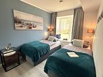 Schlafzimmer 2: 2 Einzelbetten (90x200) (bei Bedarf zusammenschiebbar) - FeWo Strandloft in PRORA - 7.12 - Top-Hundeurlaub