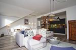 Wohnzimmer - FeWo Waldloft mit Balkon - Top-Hundeurlaub