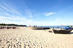 Strand - Bungalow Hanseatchen: Terrasse - Top-Hundeurlaub