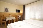 Schlafzimmer - Bungalow Hanseatchen: Terrasse - Top-Hundeurlaub
