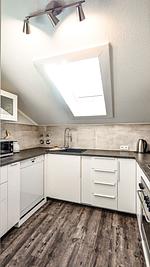 Küche / Küchenzeile - Ferienwohnung Auszeit - Top-Hundeurlaub