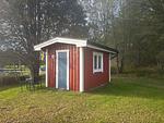 Kleine rote Pomp Stuga in Stöllet – Stuga auf Campingplatz in Värmland - Pomp Stuga - Top-Hundeurlaub