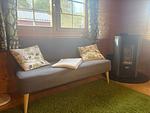 Wohnzimmer im Ferienhaus Almeria in Stöllet – Ferienhaus in Värmland - Almeria01 - Top-Hundeurlaub