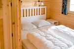 Schlafzimmer im Ferienhaus Almeria in Stöllet – Unterkunft in Värmland - Almeria01 - Top-Hundeurlaub