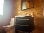 Badezimmer im Ferienhaus Almeria in Stöllet – Ferienhaus in Värmland - Almeria01 - Top-Hundeurlaub