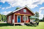 Blockhaus Log Home in Stöllet – Ferienhaus auf Campingplatz in Värmland in ruhiger Natur - Log Home - Top-Hundeurlaub