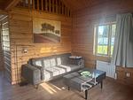 Wohnbereich im Log Home in Stöllet – Ferienhaus in Värmland - Log Home - Top-Hundeurlaub