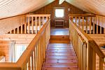 Schlafzimmer im Dachgeschoss des Log Home in Stöllet – Ferienhaus in Värmland - Log Home - Top-Hundeurlaub