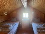 Schlafzimmer im Log Home in Stöllet – Natururlaub im Blockhaus in Värmland - Log Home - Top-Hundeurlaub