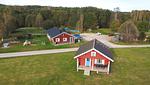 Vogelperspektive - Log Home - Top-Hundeurlaub