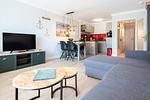 Wohnzimmer - Ferienwohnung Eydum Nr. 38 - Top-Hundeurlaub