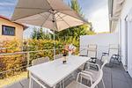 Terrasse - Ferienhaus Meeresrauschen nur 700 m zum Strand mit Terrasse - Top-Hundeurlaub