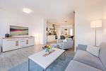 Wohnzimmer - Ferienhaus Meeresrauschen nur 700 m zum Strand mit Terrasse - Top-Hundeurlaub