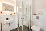 Badezimmer - Ferienhaus Meeresrauschen nur 700 m zum Strand mit Terrasse - Top-Hundeurlaub