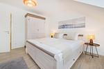 Schlafzimmer - Ferienhaus Meeresrauschen nur 700 m zum Strand mit Terrasse - Top-Hundeurlaub