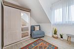 Schlafzimmer - Ferienhaus Meeresrauschen nur 700 m zum Strand mit Terrasse - Top-Hundeurlaub