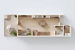 Grundriss - Ferienhaus Meeresrauschen nur 700 m zum Strand mit Terrasse - Top-Hundeurlaub