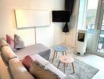 Wohnzimmer - Ferienwohnung Strandperle Laboe - Top-Hundeurlaub