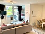 Wohnzimmer - Ferienwohnung Strandperle Laboe - Top-Hundeurlaub