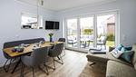 Wohnzimmer - Ferienhaus Küstenglück Charlotte - Top-Hundeurlaub