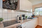 Küche / Küchenzeile - Ferienwohnung Strandbrise mit Kamin und Balkon - Top-Hundeurlaub