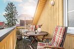 Balkon - Ferienwohnung Strandbrise mit Kamin und Balkon - Top-Hundeurlaub