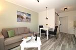 Wohnzimmer - Appartementanlage Zaunkönig Fewo 6 - Top-Hundeurlaub