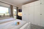 Schlafzimmer - Appartementanlage Zaunkönig Fewo 6 - Top-Hundeurlaub