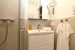 Badezimmer - Appartementanlage Zaunkönig Fewo 6 - Top-Hundeurlaub