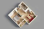Grundriss - Villa Ute Whg. Franky - Top-Hundeurlaub