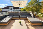 Balkon mit Sitzecke - Wohnung 20 - Top-Hundeurlaub