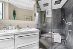 Badezimmer - Ferienwohnung "OstseeLounge" Priwall Travemünde - Top-Hundeurlaub