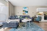 Wohnzimmer - Ferienwohnung "OstseeLounge" Priwall Travemünde - Top-Hundeurlaub