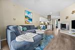 Wohnzimmer - Ferienwohnung "OstseeLounge" Priwall Travemünde - Top-Hundeurlaub