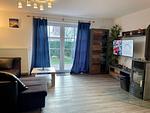 Wohnzimmer - Feriendoppelhaus "Berner Sennen" - Top-Hundeurlaub