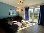 Wohnzimmer - Feriendoppelhaus "Berner Sennen" - Top-Hundeurlaub